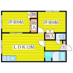 山田マンション１の物件間取画像